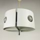 White suspension by Klaus Hempel for Kaiser Leuchten, 1970