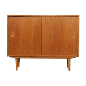 Vintage sliding-door dresser by Drevozpracujici zavody, 1973