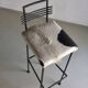3 wrought iron bar stools | Olsson & Dam | Sweden | 1990s