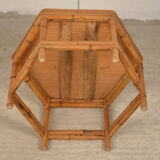 Table basse en bambou