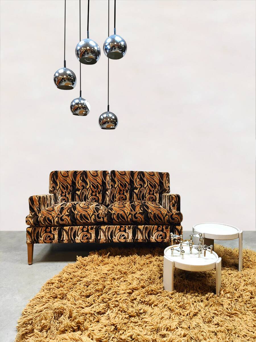 Vintage 60's daybed sofa lounge 'Psychedelic groove'