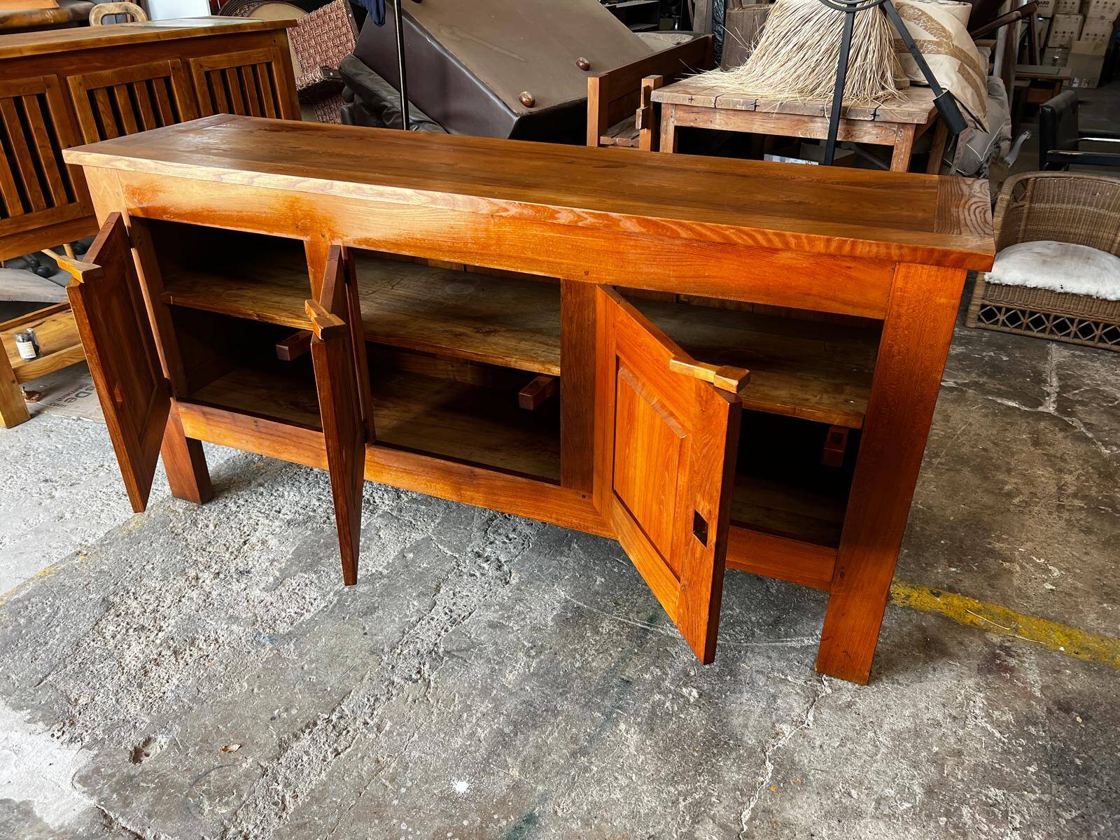 Buffet en ormeau Jean Touret et les Artisans de Lozère 1957