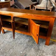 Buffet in elm by Jean Touret and the Artisans of Lozère 1957