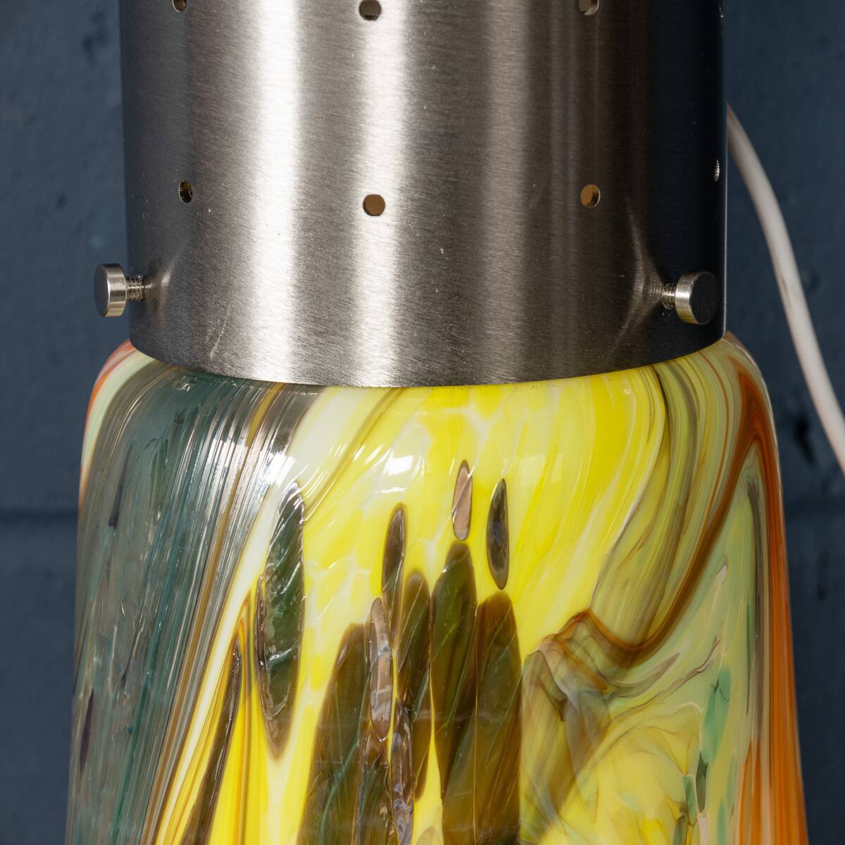 CONTEMPORARY 21stC ITALIAN BIRILLO TABLE / FLOOR LAMP OF RECENT PRODUCTION