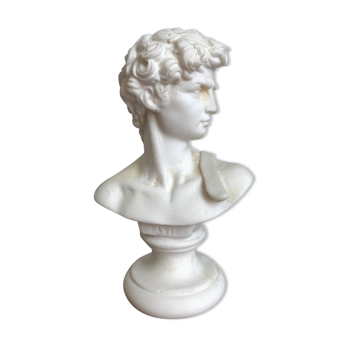 Bust David in stone