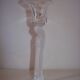 Glass candle holder