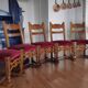 Set of 6 Louis XIII / Renaissance style chairs - carved solid oak