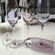 Lot 4 multicolored champagne flutes