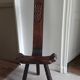 Brutalist tripod chair, 1940s