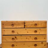 les Arcs designer pine chest of drawers