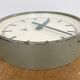 Grey Industrial Factory Wall Clock from Pragotron, 1960s