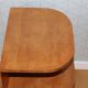 Tripod bedside table with oak veneer, 1950