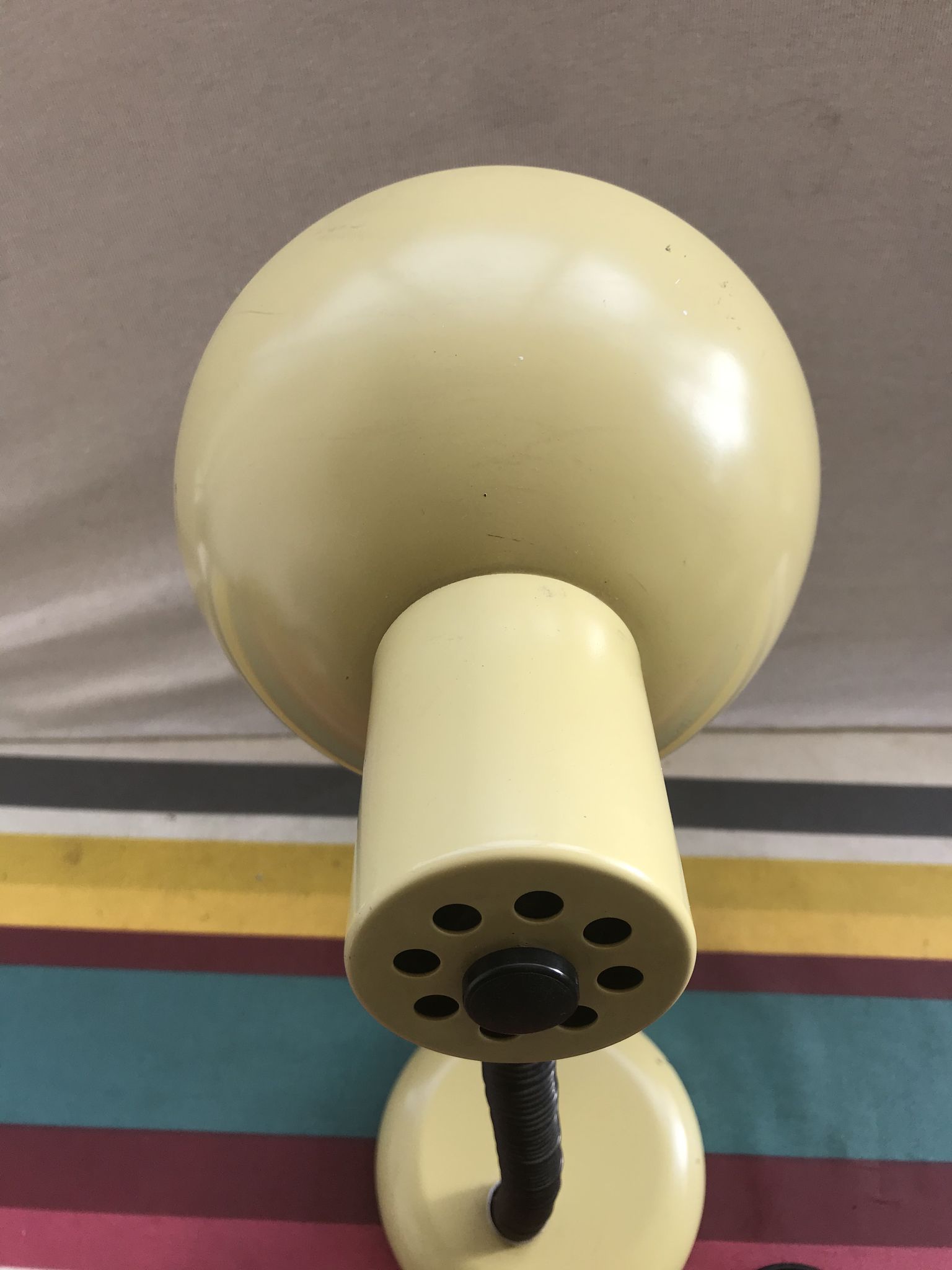 Lampe d'atelier beige, années 70