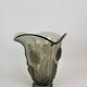 Art Deco glass tulip vase Czechoslovakia