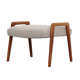 Oak footrest, Danish design, 1970s, production: Denmark