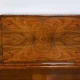 Meuble Vitré Rurka en Ronce de Noyer, Art Déco – 1940