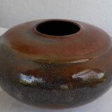 Vase rond en grès