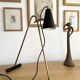Large and beautiful adjustable bipod lamp, 1950s design