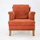 1930s art deco armchair with tabouret, czechoslovakia