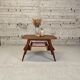 Vintage coffee table with tapered legs