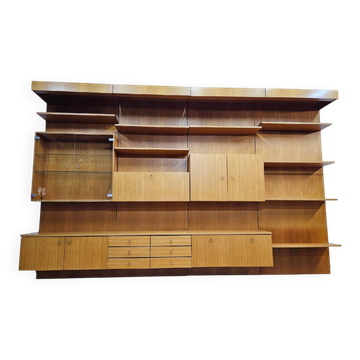 Étagère modulaire en teck, Allemagne, années 1970