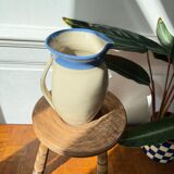 Glacier blue ceramic jug