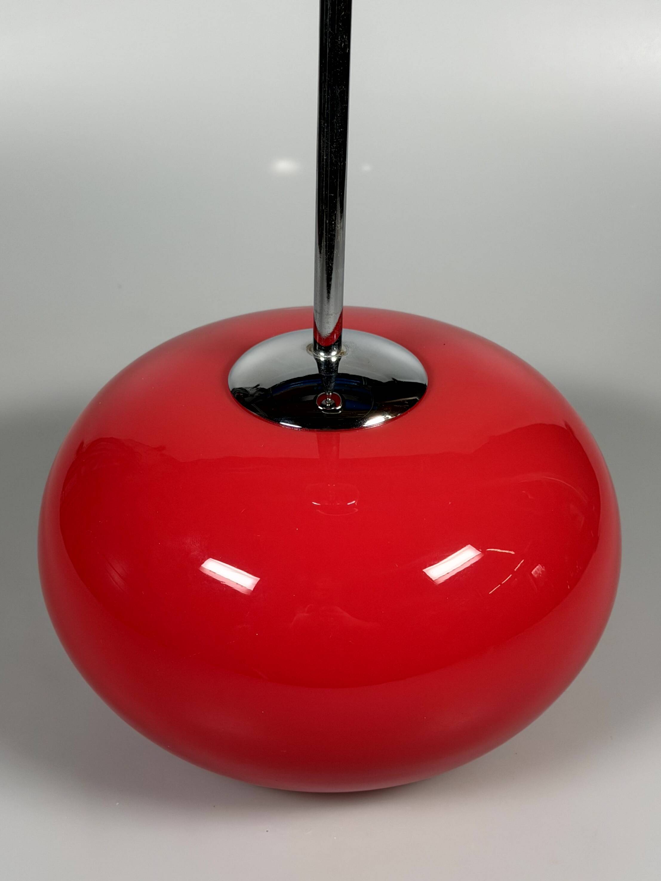 1960s 1970s Pendant Light Glass Ceiling Lamp Space Age Design