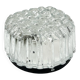 Hillebrand Leuchten 5222 Plafond Weave Ice Glass Germany 1970s