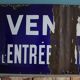 Paris metro enamel plate Boulevard de la Madeleine
