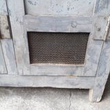 Patinated industrial wardrobe