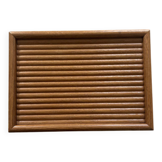 US walnut grooved plateau