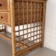 Italian Bamboo and Rattan Desk or Vanity with two Drawers, 1970s