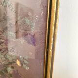 Vintage flower bouquet frame