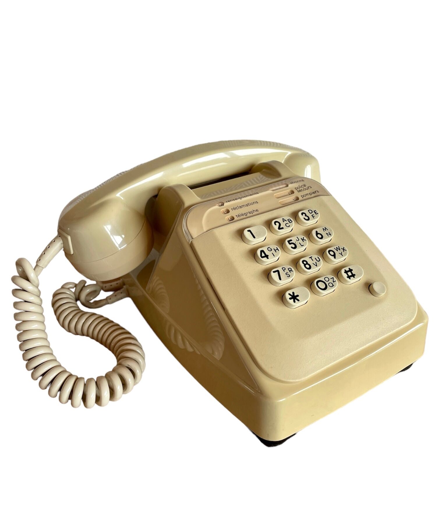 Socotel S63 phone with keys from the 80s