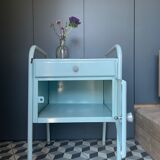 Metal boarding school/convent bedside