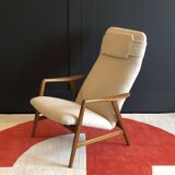 Scandinavian armchairs, Contour model, by Alf Svensson
