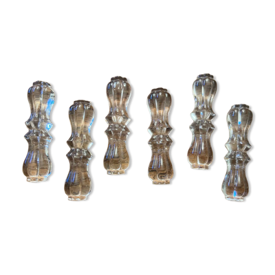 Coffret de 6 porte-couteau en cristal