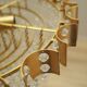 Brass chandelier, Danish design, 1970s, produced in Denmark