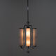 Bauhaus chrome-plated tubular chandelier, 1930s