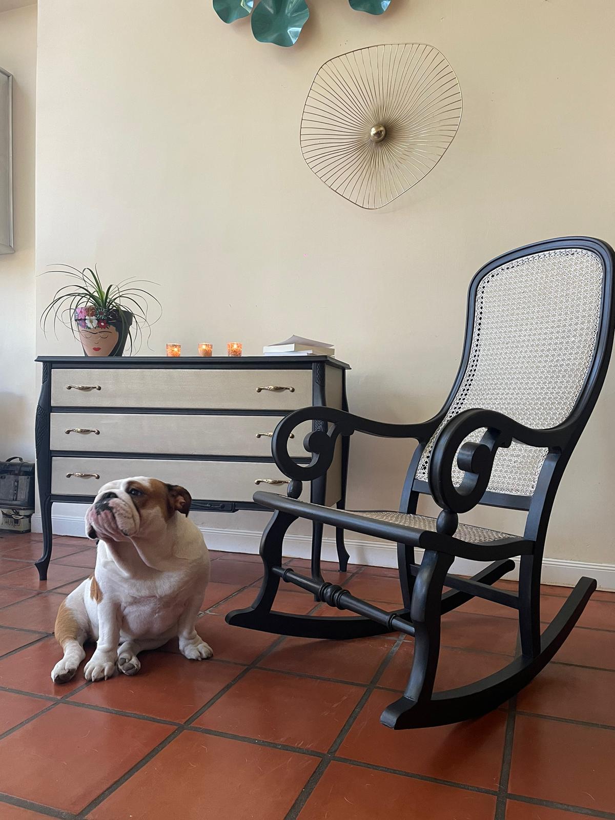 Bentwood Champagne Style Wooden Rocking Chair