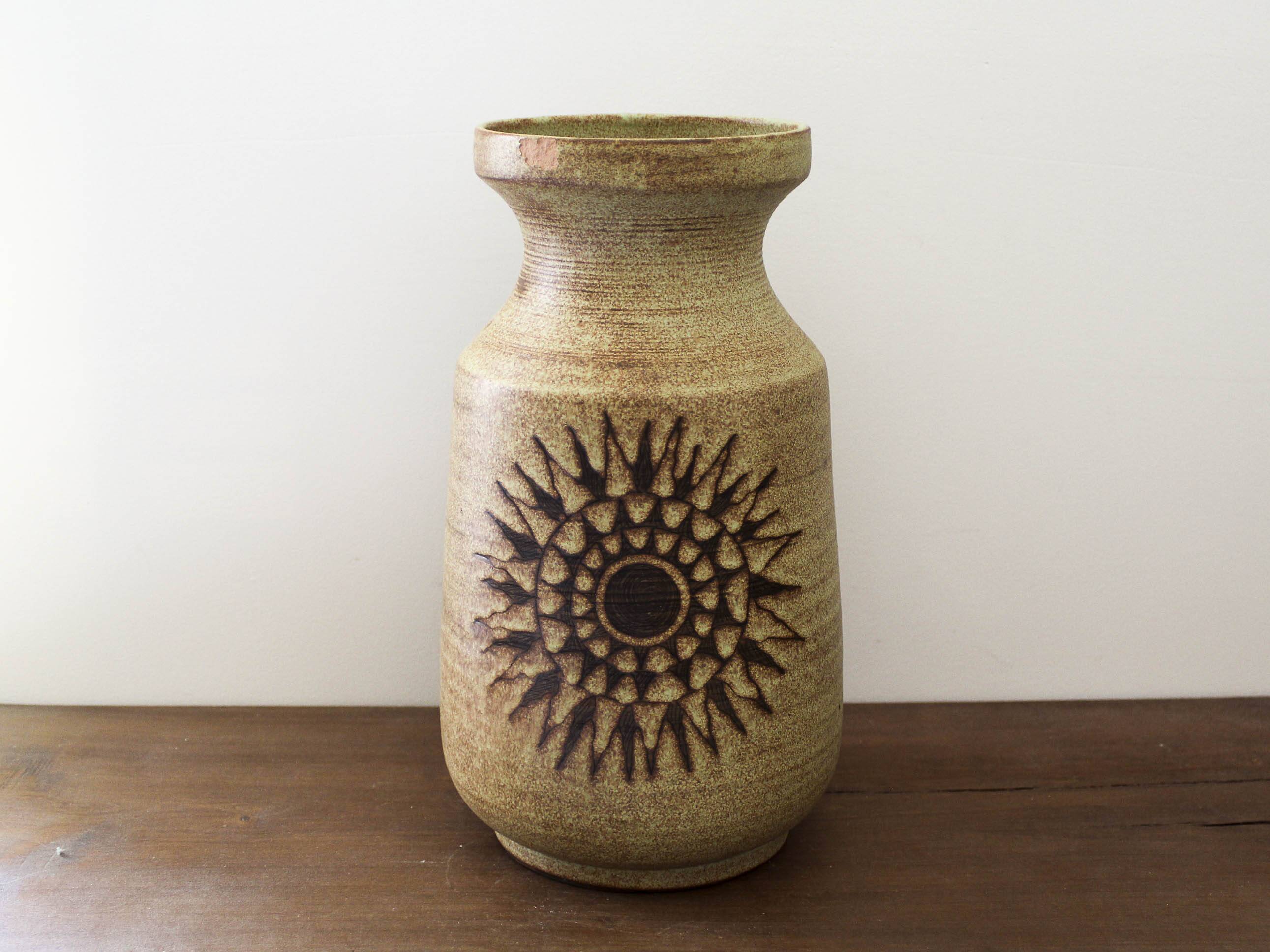 Fonck and Mateo Vallauris ceramic vase