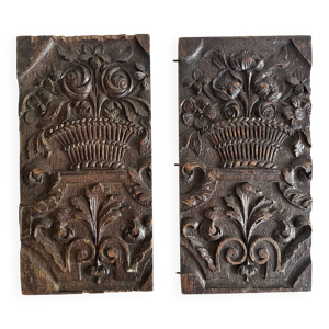 paire de panneaux décoratifs - xixe