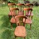 Set of 6 chairs bistro Fischel early XX century