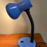 Blue desk lamp