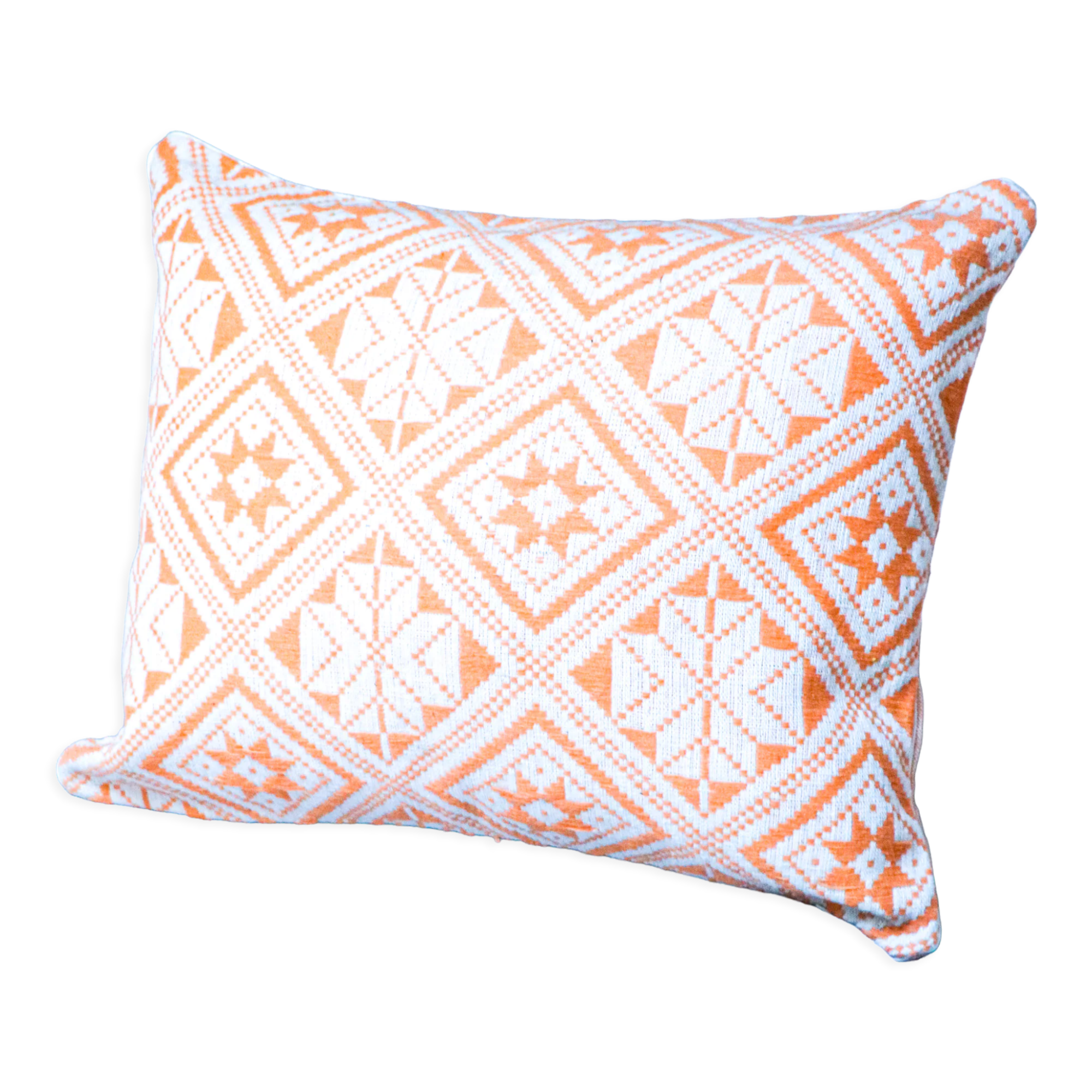 Orange Dokmai cushion