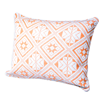 Orange Dokmai cushion