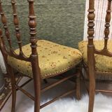 Paire de chaises anciennes style Napoléon