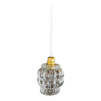 Suspension moderne globe en verre vintage