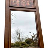 Wooden trumeau mirror, France