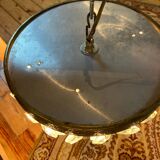 Ceiling chandelier with tassels